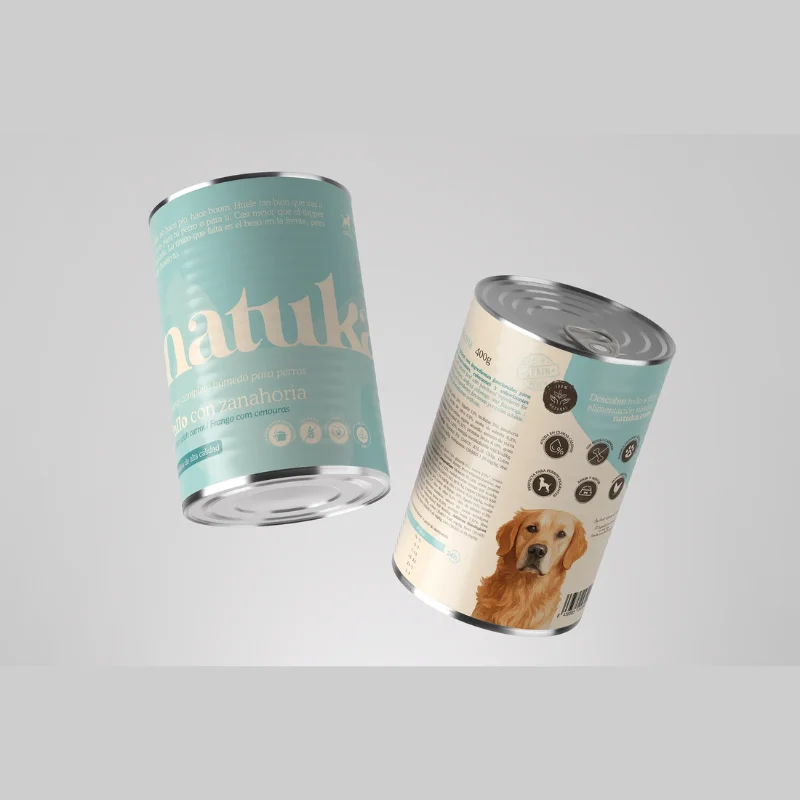 Lata de Pollo con Zanahoria NATUKA – 400 gr - Imagen 4